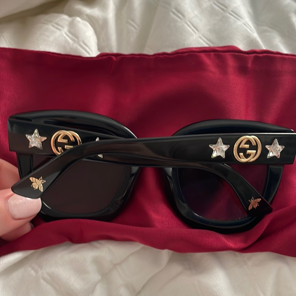 Gently worn Gucci star sunglasses